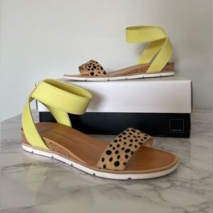 Dolce Vita Vivian Yellow Elastic Sandal